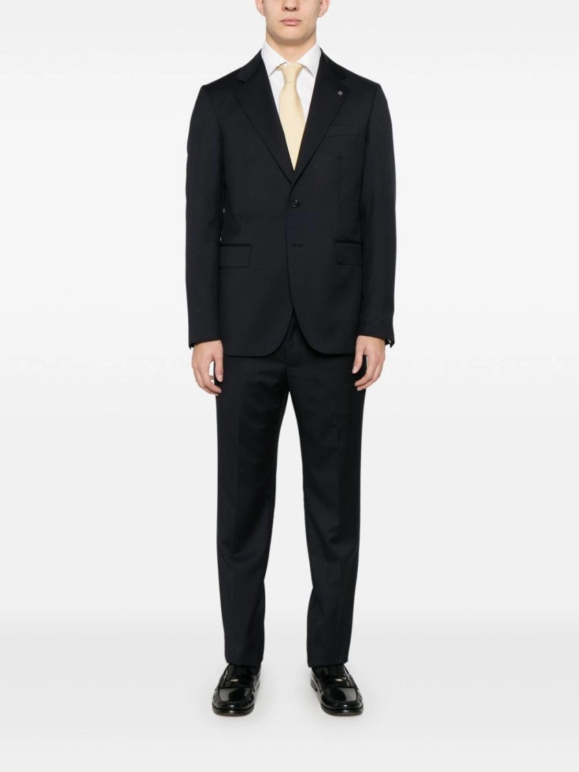 Prussian Blue Tailored Suit Jacket