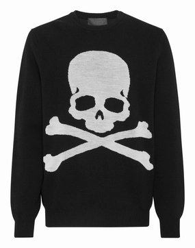 Pullover Round Neck LS chunky knit discount