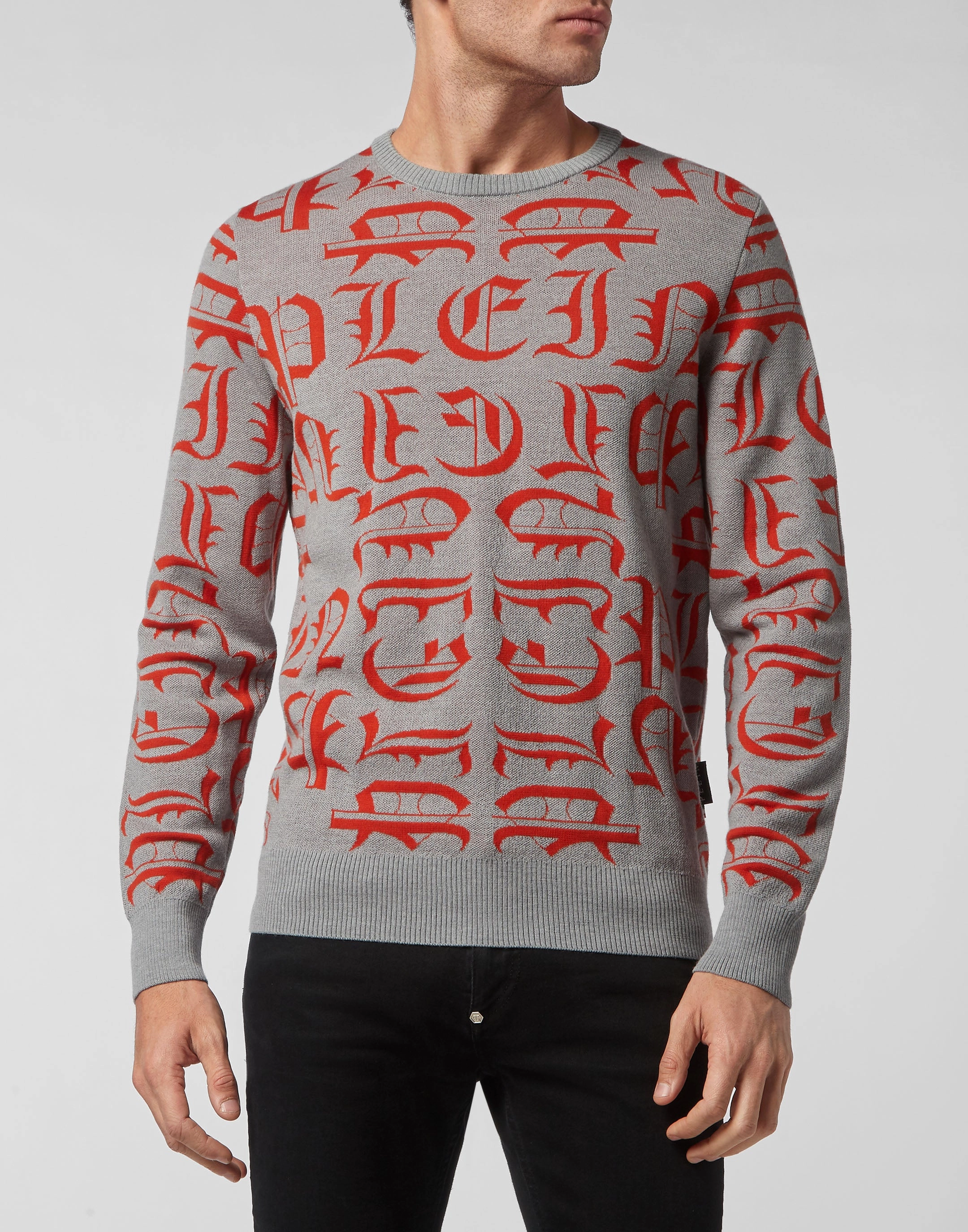 Pullover Round Neck LS Gothic Plein