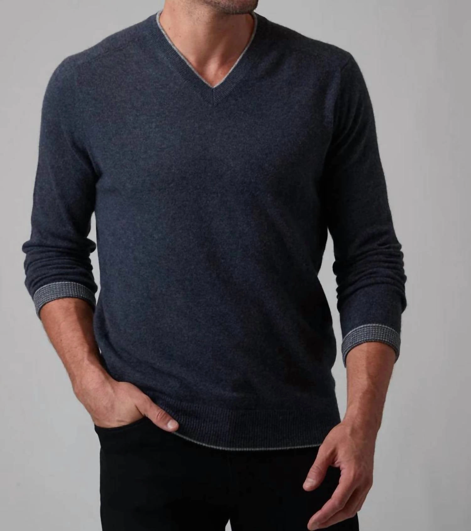 Pullover Sweater In Carbon winter sweaters outlet