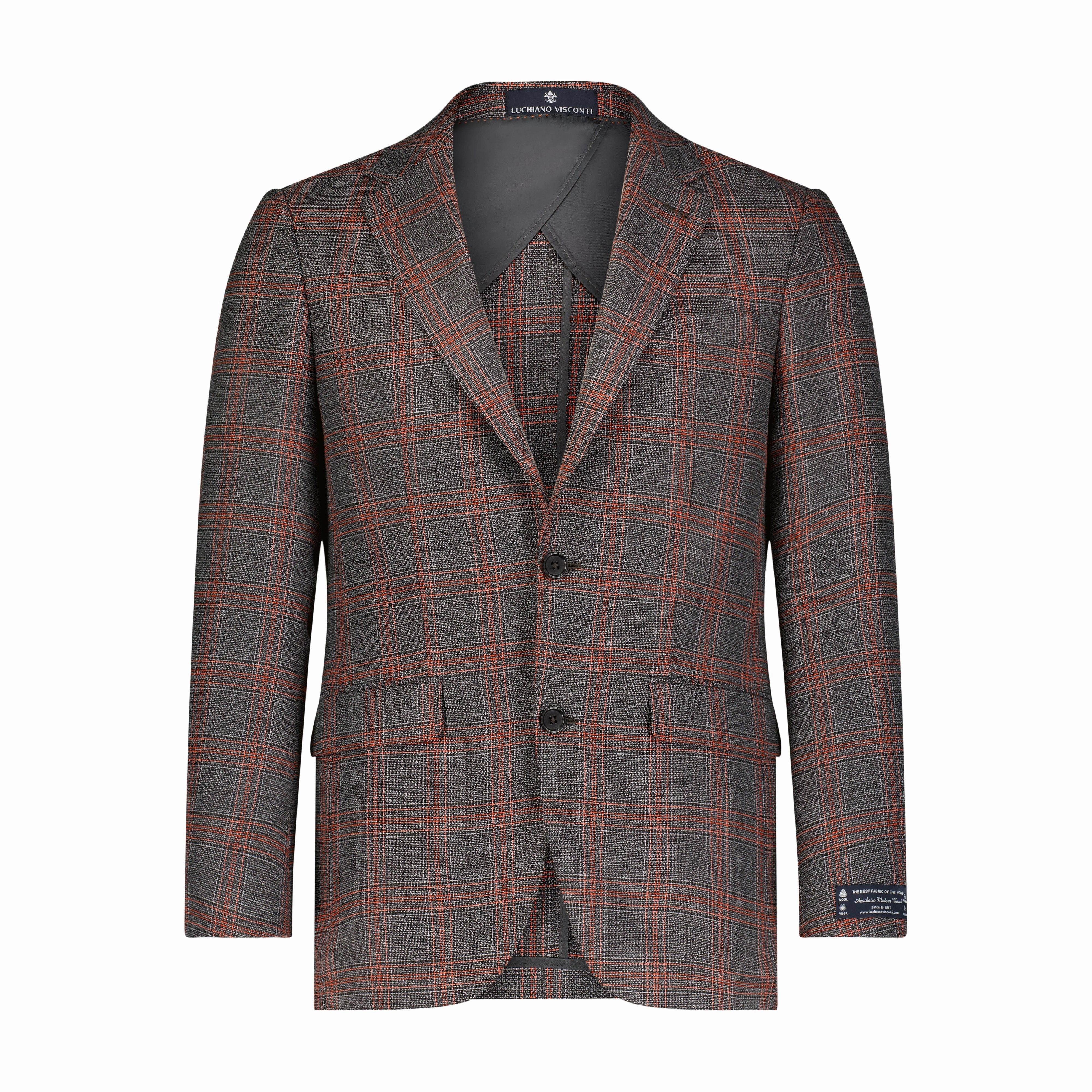 Purple and Royal Blue Check Sportcoat