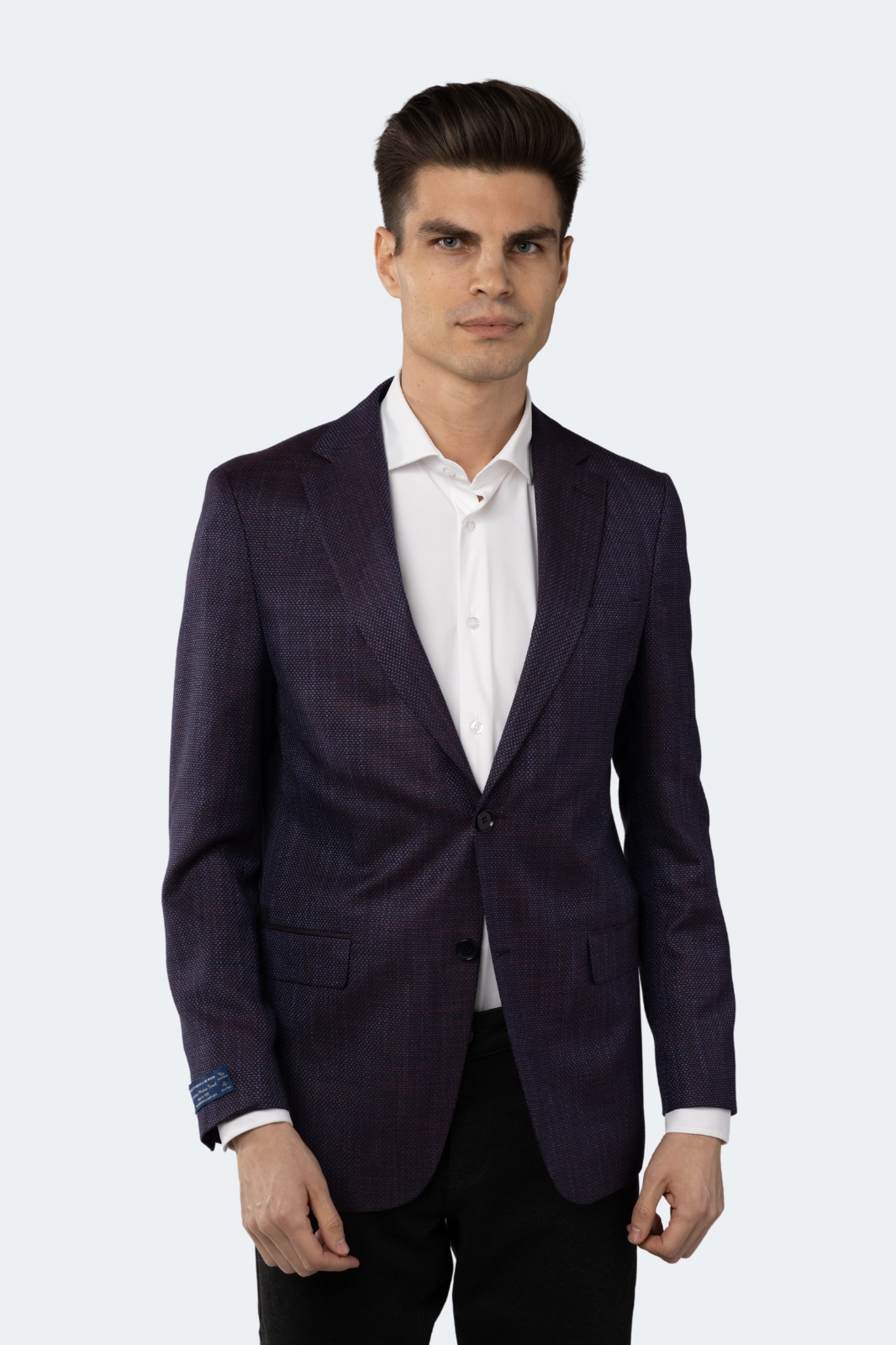 Purple and Royal Blue Check Sportcoat
