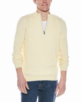 Raffi English Rib 1/4-Zip Mock Neck Sweater knit sweaters cheap