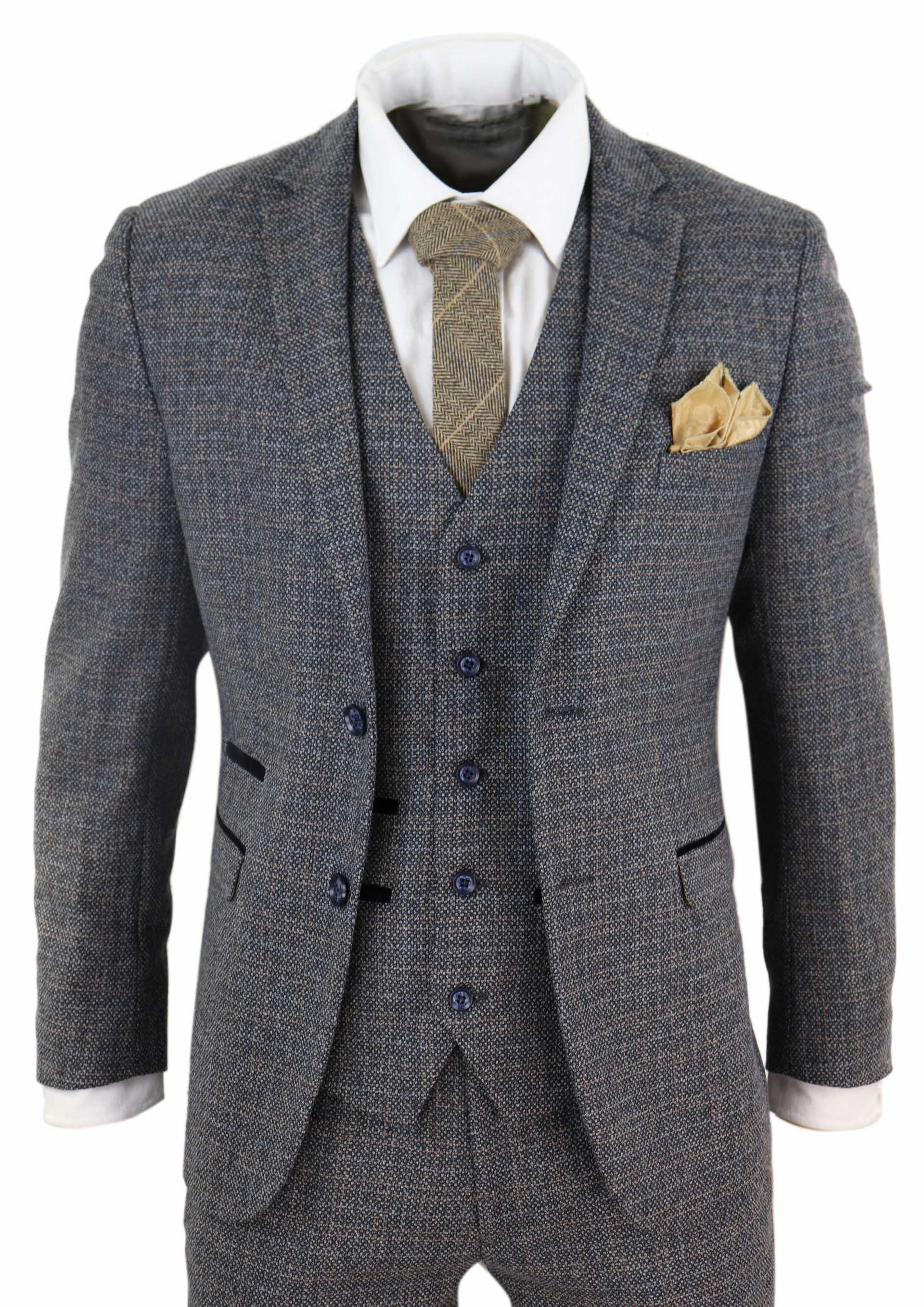 Ralph 3 Piece Suit Tweed Check Vintage