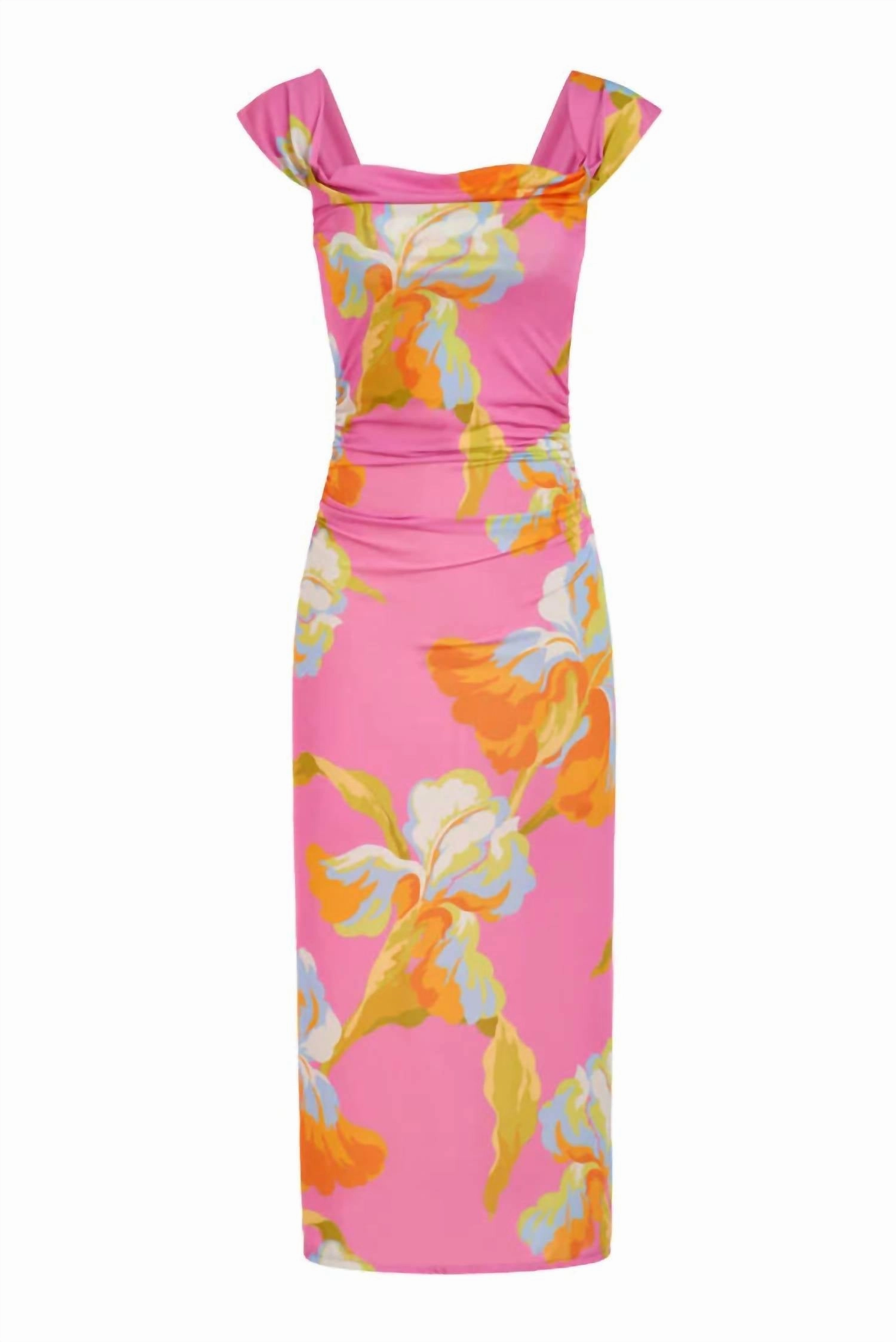Rebecca Midi Dress In Calypso