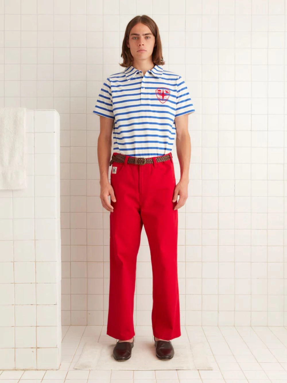 Red Spring Twill Knolly Brook Trousers Bottoms Mens - cheap mens shorts online