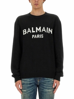 Regular Fit Black Jersey designer sweaters outlet