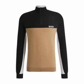 Regular-fit sweater with color-blocking turtleneck sweaters sale