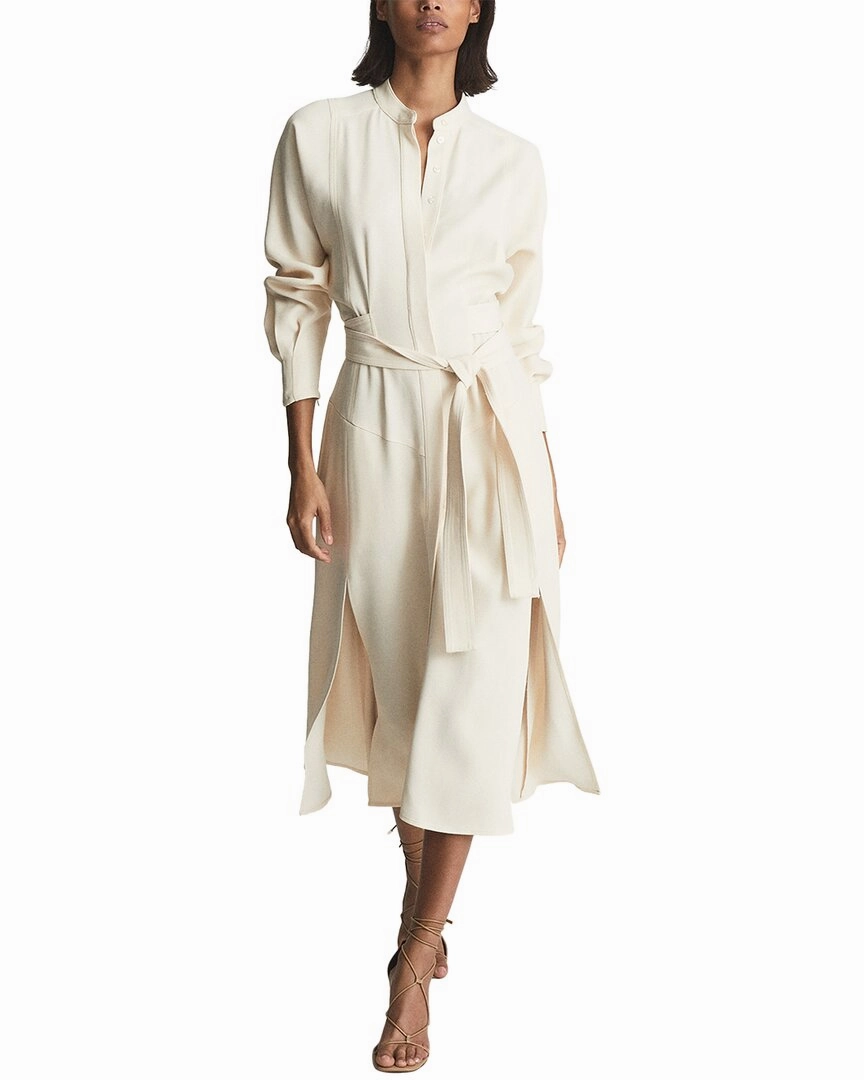Reiss Darcy Belted Midi Dress