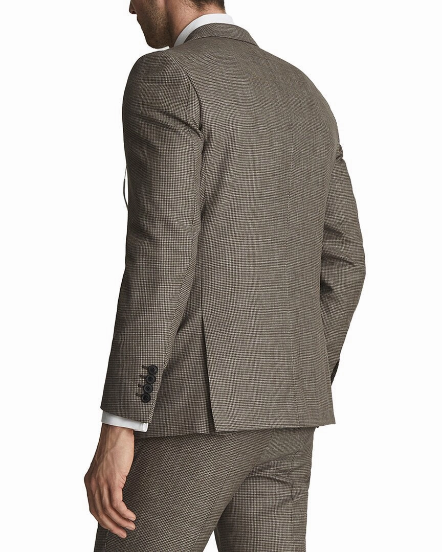 Reiss Dome Wool Suit Jacket