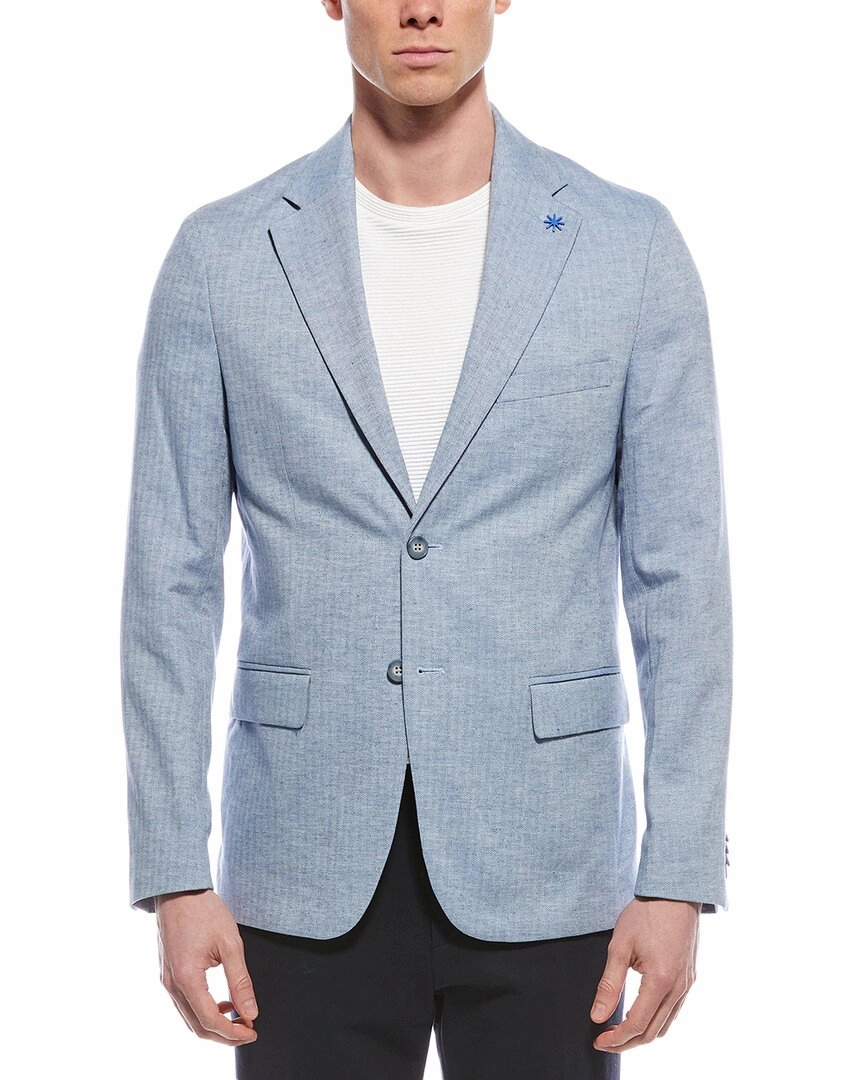 Report Collection Linen-Blend Jacket