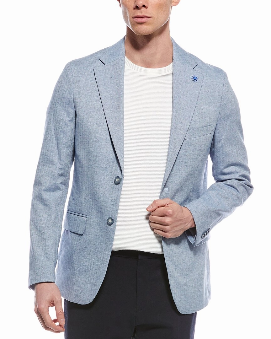 Report Collection Linen-Blend Jacket