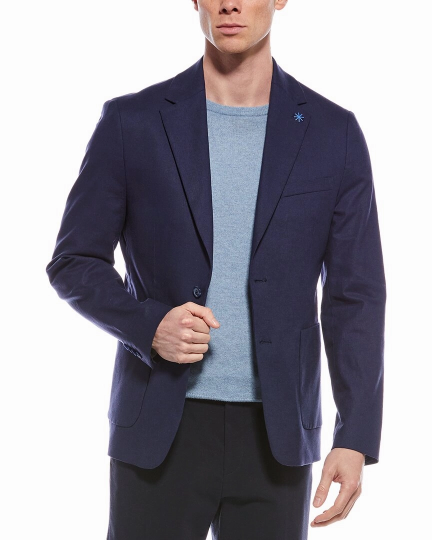 Report Collection Linen-Blend Jacket