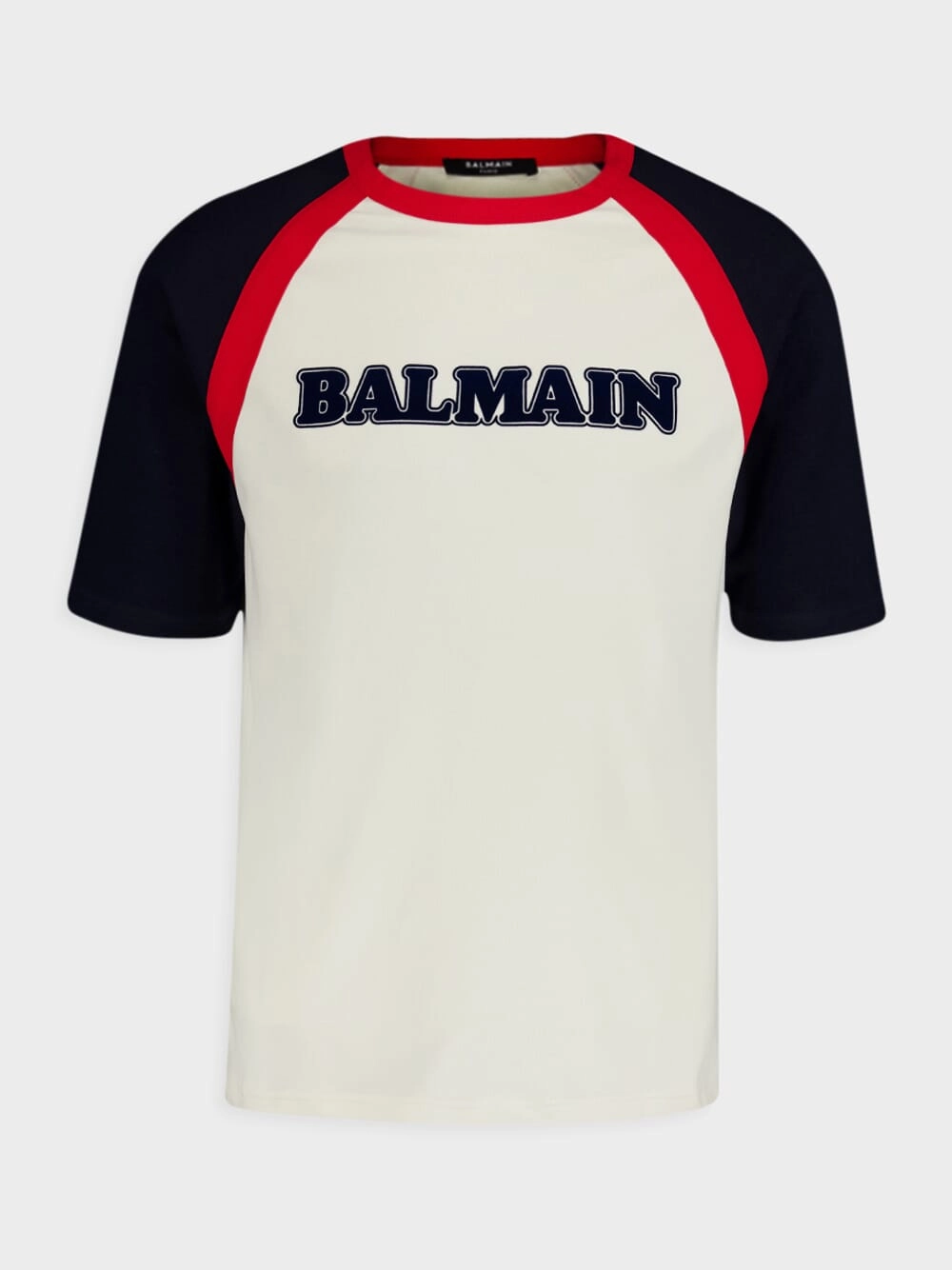 Retro Logo-Print Cotton T-Shirt Tops Mens - flannel shirts