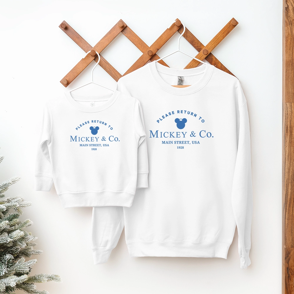 Return To USA Kids Matching Mum & Kid Sweatshirts