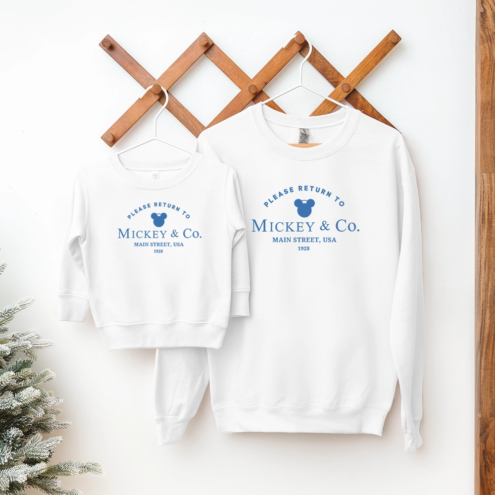 Return To USA Kids Matching Mum & Kid Sweatshirts Holiday Collection - holiday outfits clearance