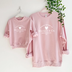 Return To USA Kids Matching Mum & Kid Sweatshirts Holiday Collection - holiday outfits clearance