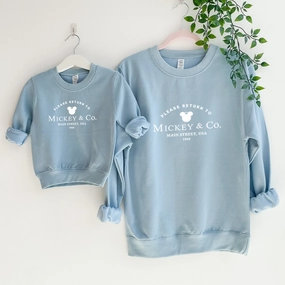 Return To USA Kids Matching Mum & Kid Sweatshirts Holiday Collection - holiday outfits clearance