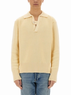 Ribbed Cotton Jersey Top designer sweaters outlet