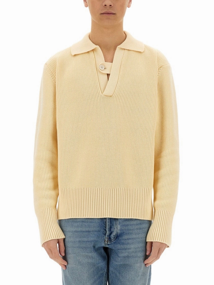 Ribbed Cotton Jersey Top designer sweaters outlet