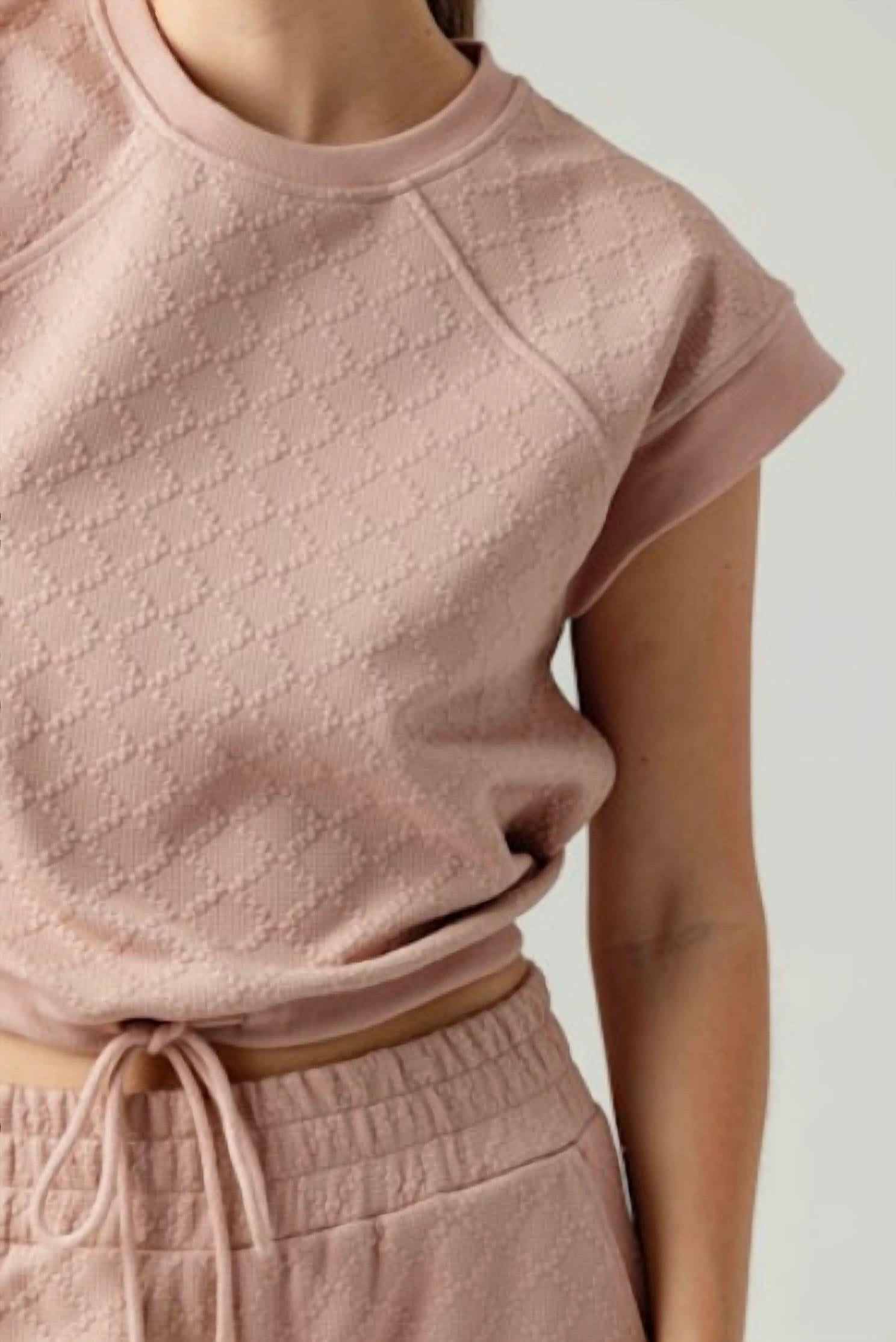 Riley Top In Dusty Rose