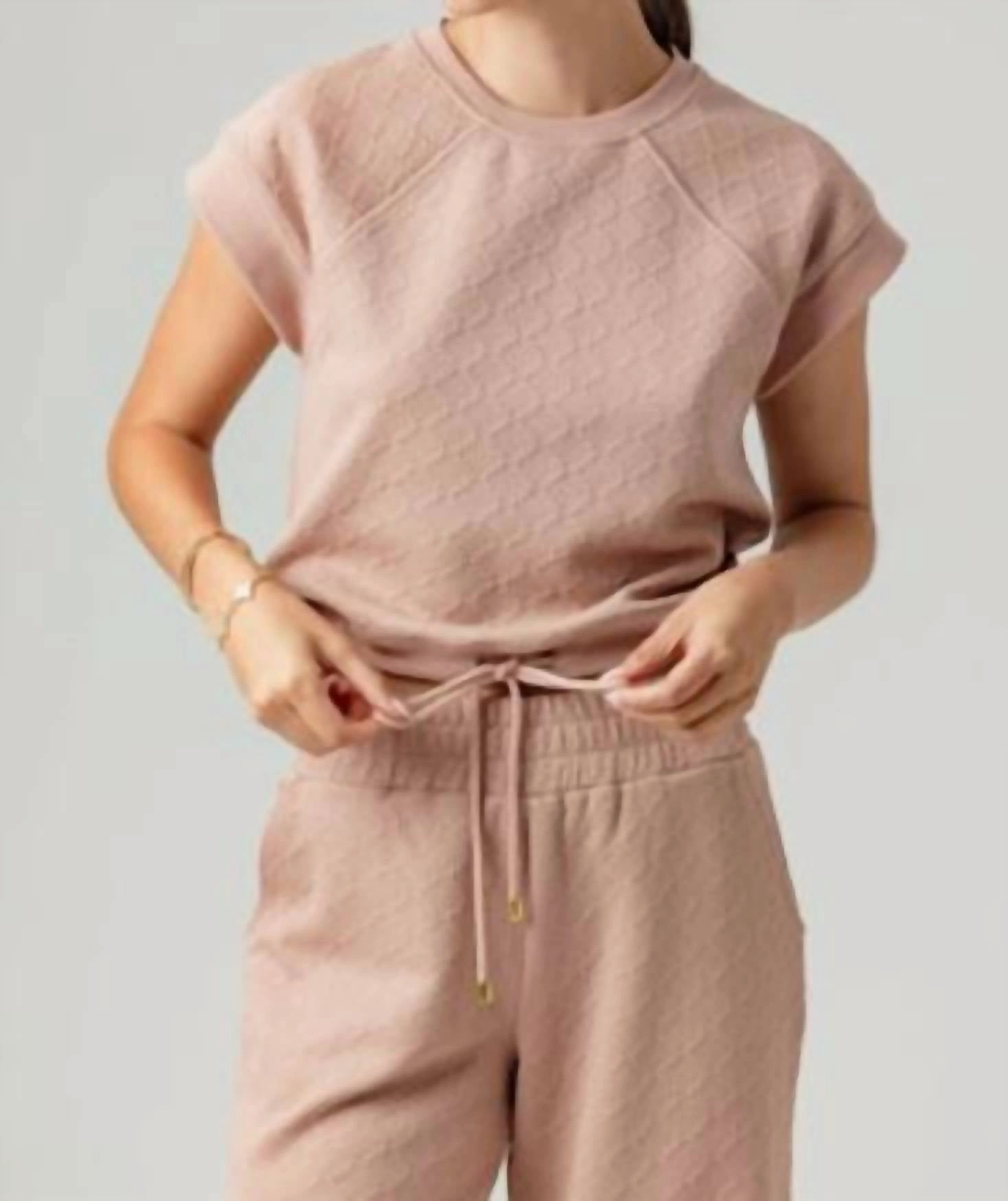 Riley Top In Dusty Rose