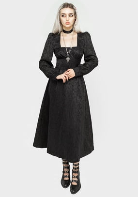 Rosamund Bishop Sleeve Midaxi Dress Dresses Womens - women's dresses clearance