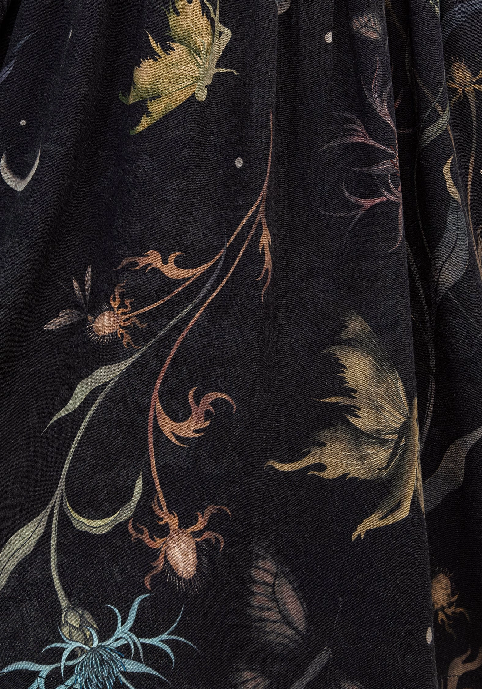 Rosanella Floral Print Mini Smock Dress