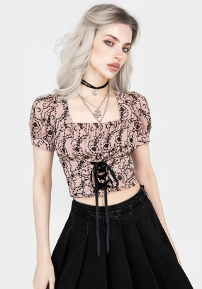 Rosethorn Crop Top Tops Womens - women's blouses clearance