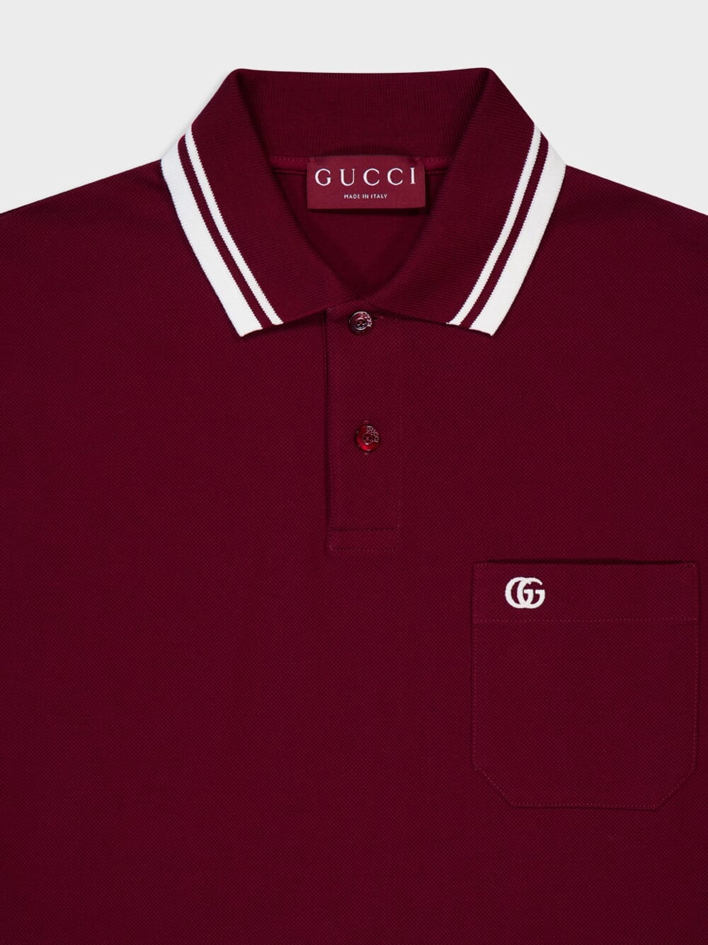 Rosso Ancora Red Cotton Piqu Polo Shirt