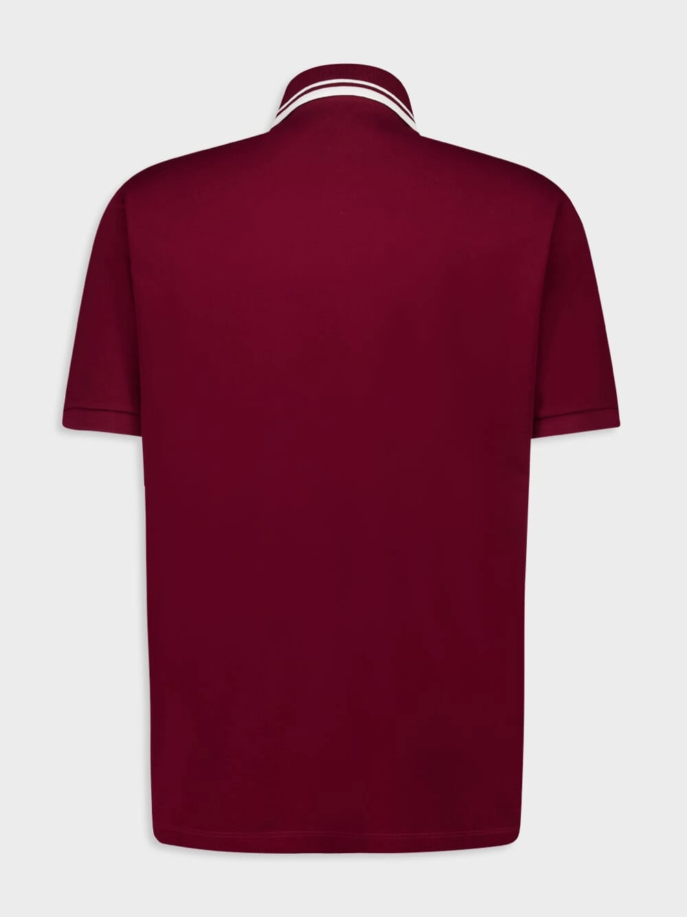 Rosso Ancora Red Cotton Piqu Polo Shirt