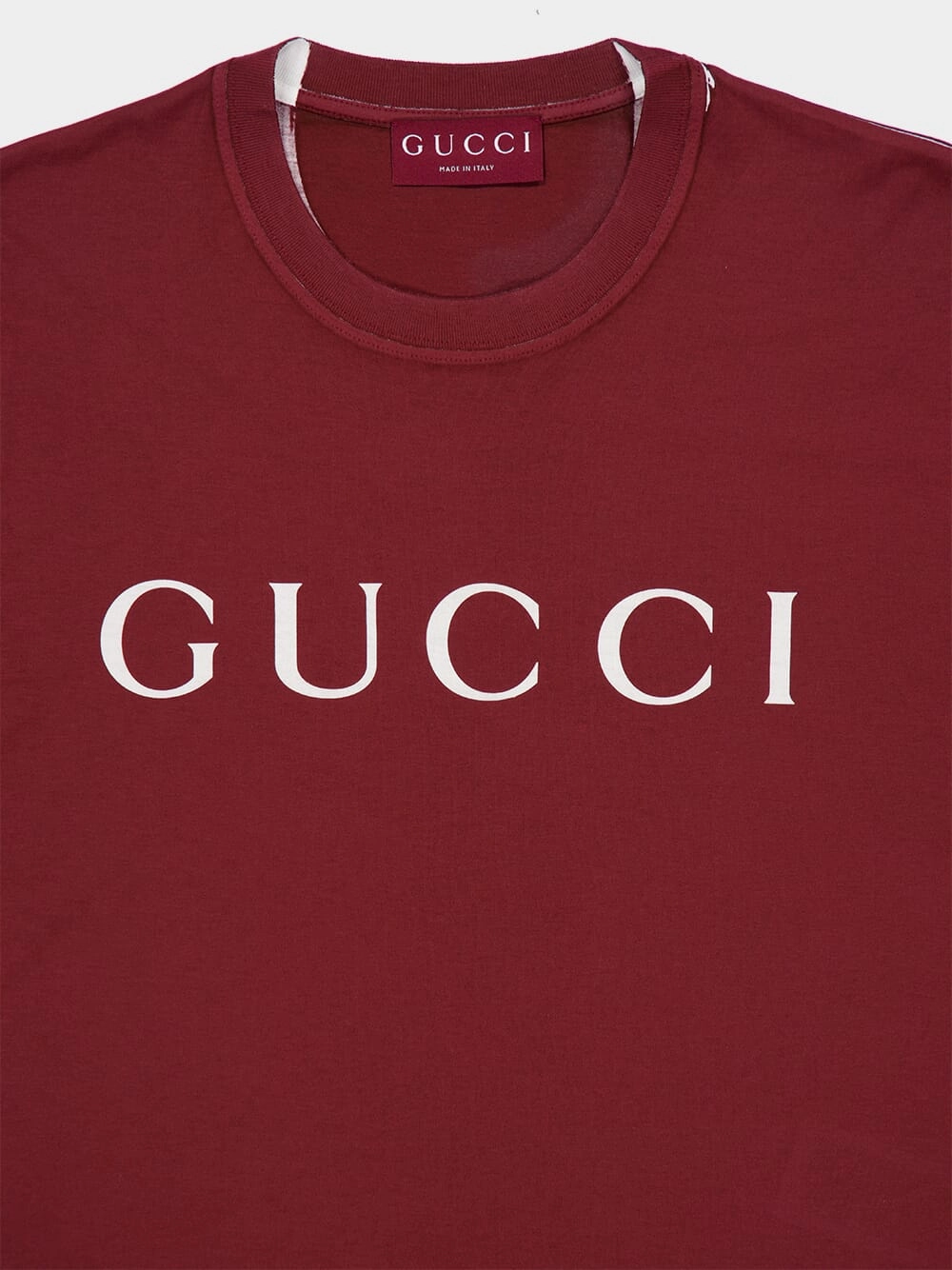 Rosso Ancora Red Cotton T-Shirt with Print