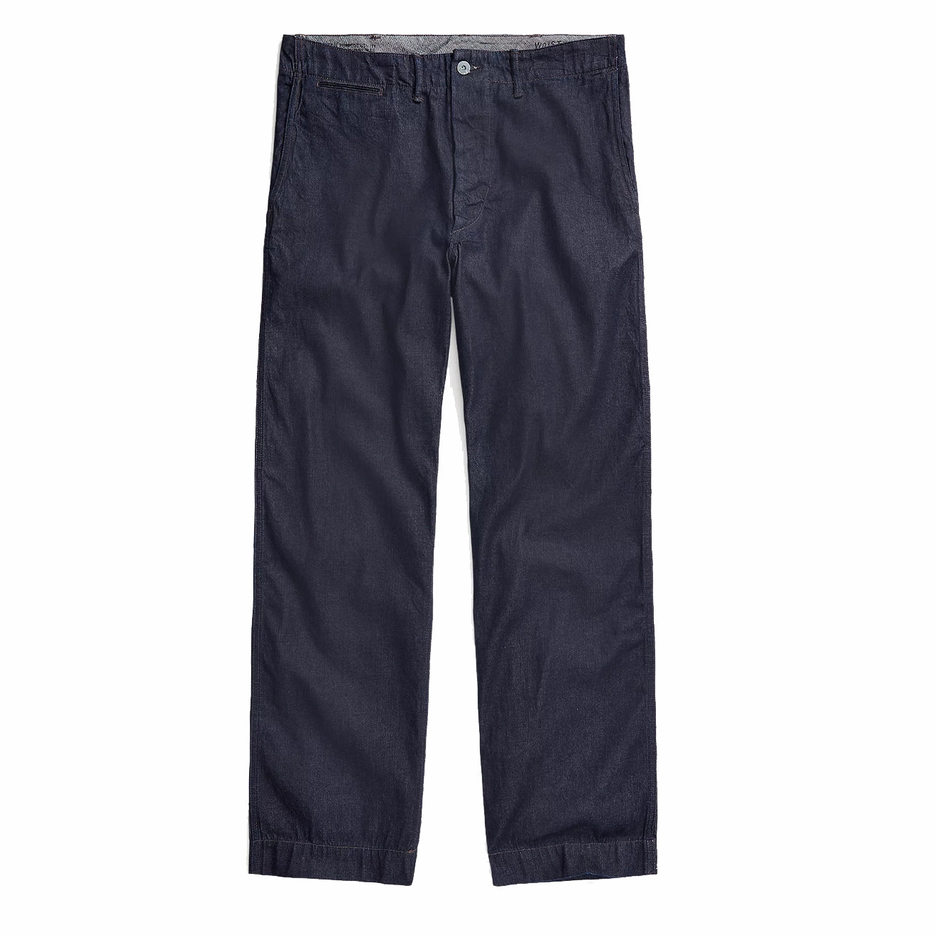 RRL by Ralph Lauren Indigo Rinsed Denim Field Trouser Rinse mens joggers promo code