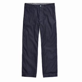 RRL by Ralph Lauren Indigo Rinsed Denim Field Trouser Rinse mens joggers promo code
