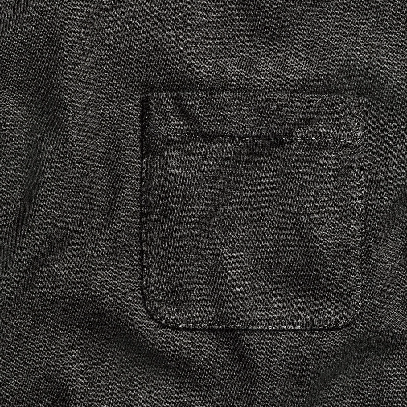 RRL By Ralph Lauren Jersey Pocket T-Shirt Faded Black Canvas