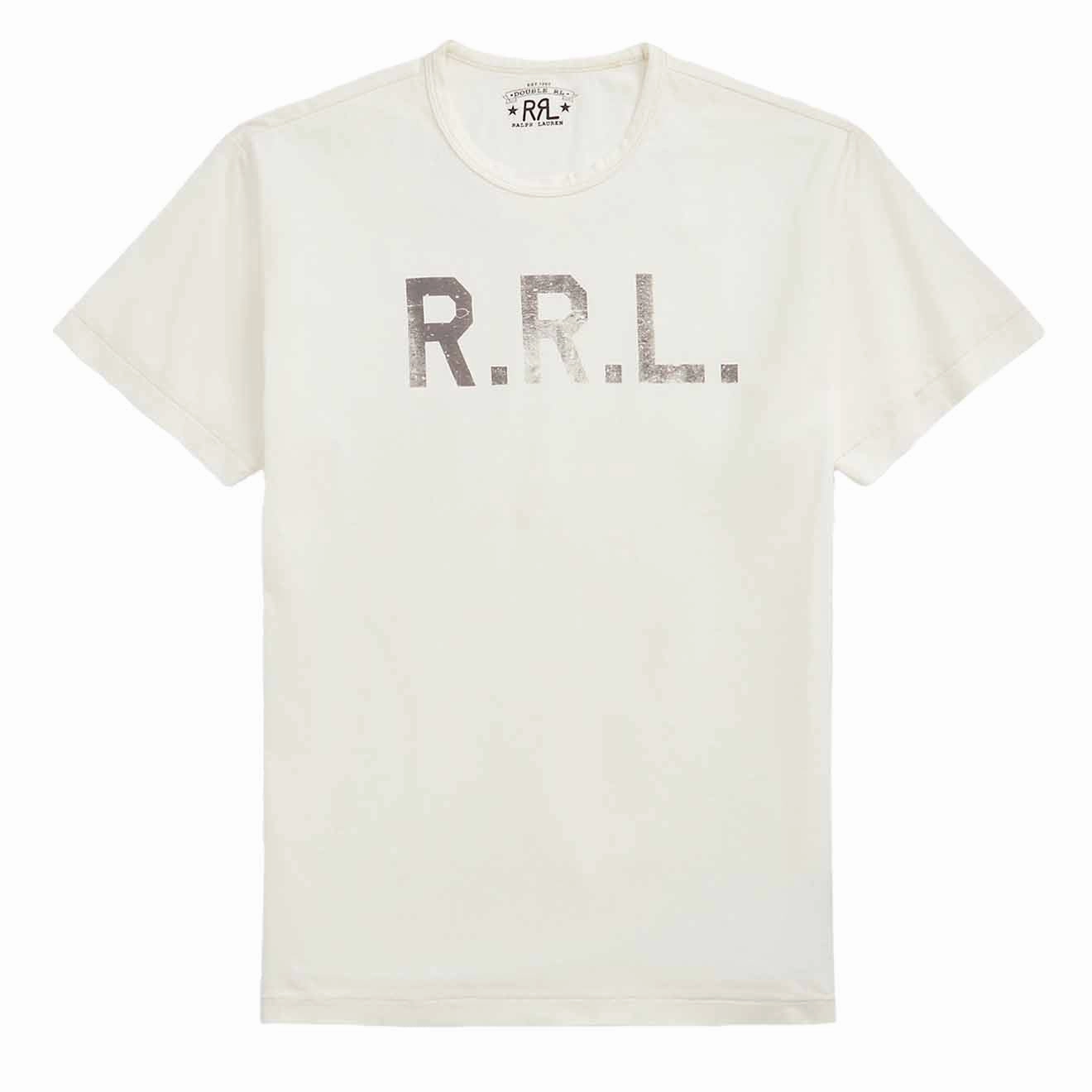 RRL by Ralph Lauren Logo Jersey T-Shirt White henley shirts online