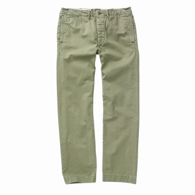 RRL by Ralph Lauren Officers Flat Pant Chino Olive mens joggers promo code