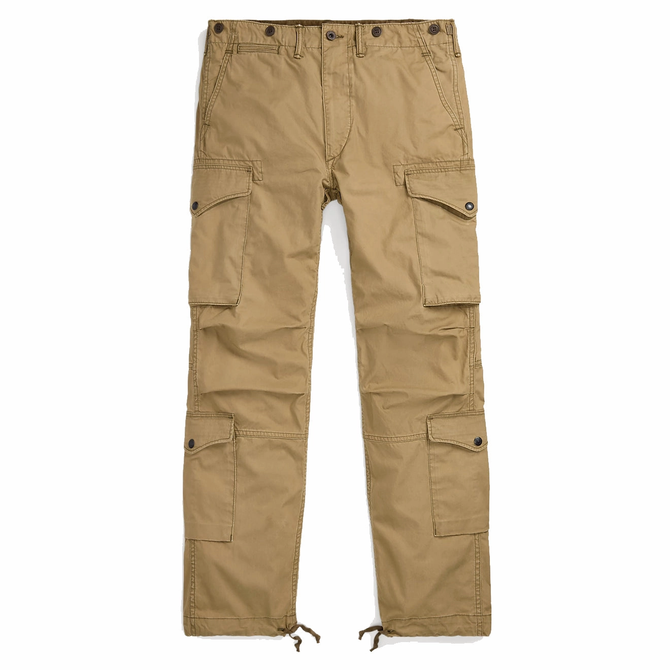 RRL by Ralph Lauren Regiment Poplin Cargo Trouser Dark Khaki mens joggers promo code