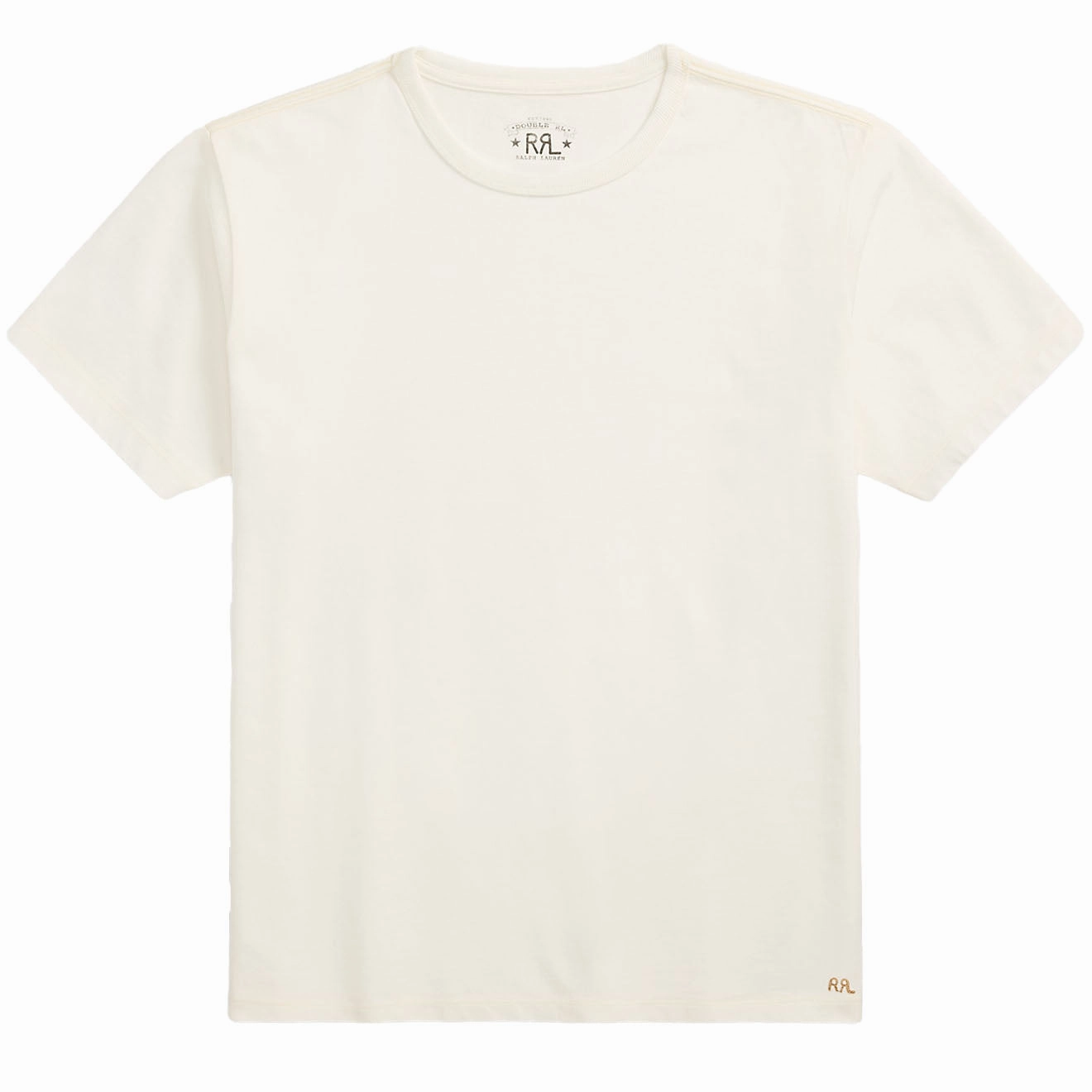 RRL By Ralph Lauren Relaxed Fit Heavyweight Jersey T-Shirt Warm White henley shirts online