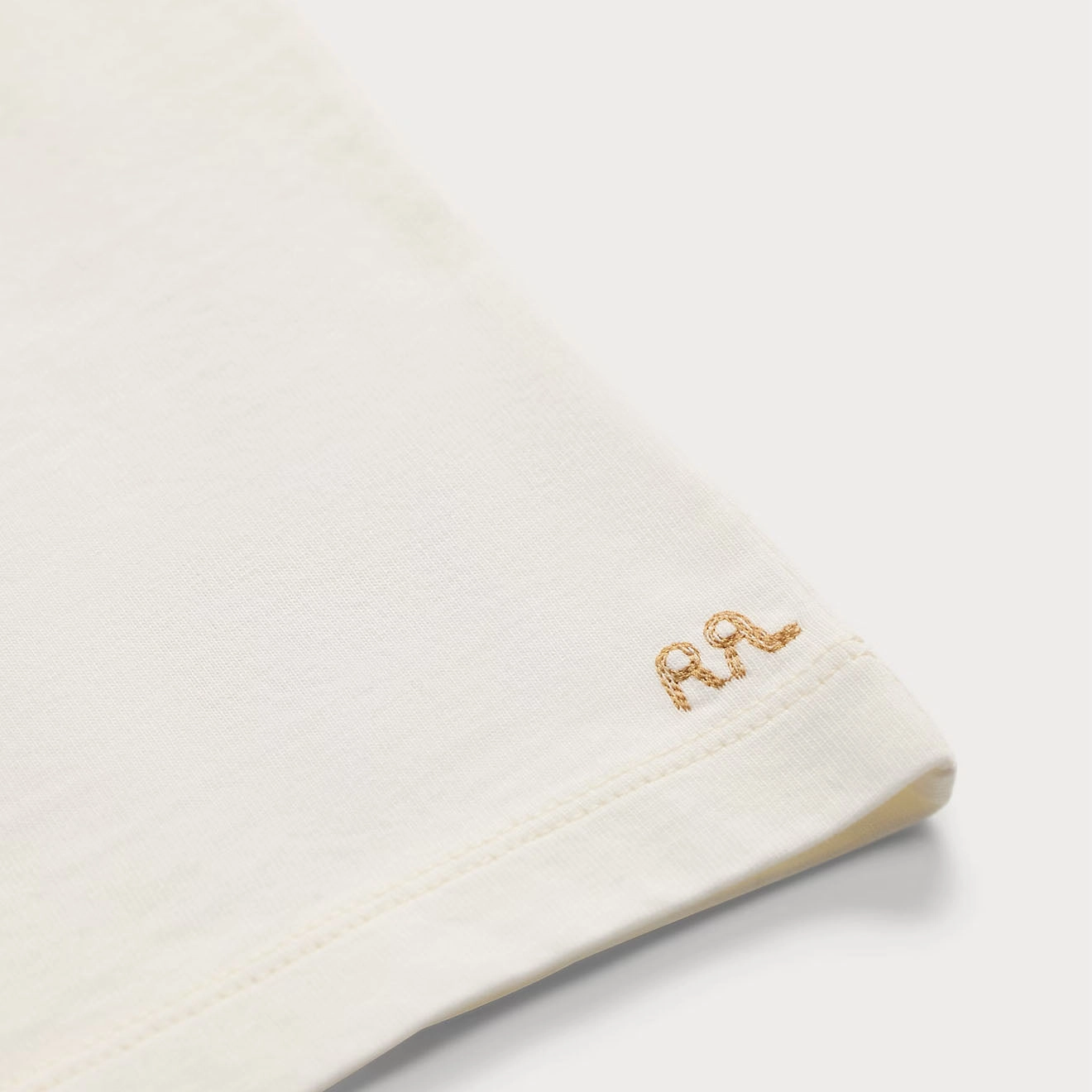 RRL By Ralph Lauren Relaxed Fit Heavyweight Jersey T-Shirt Warm White