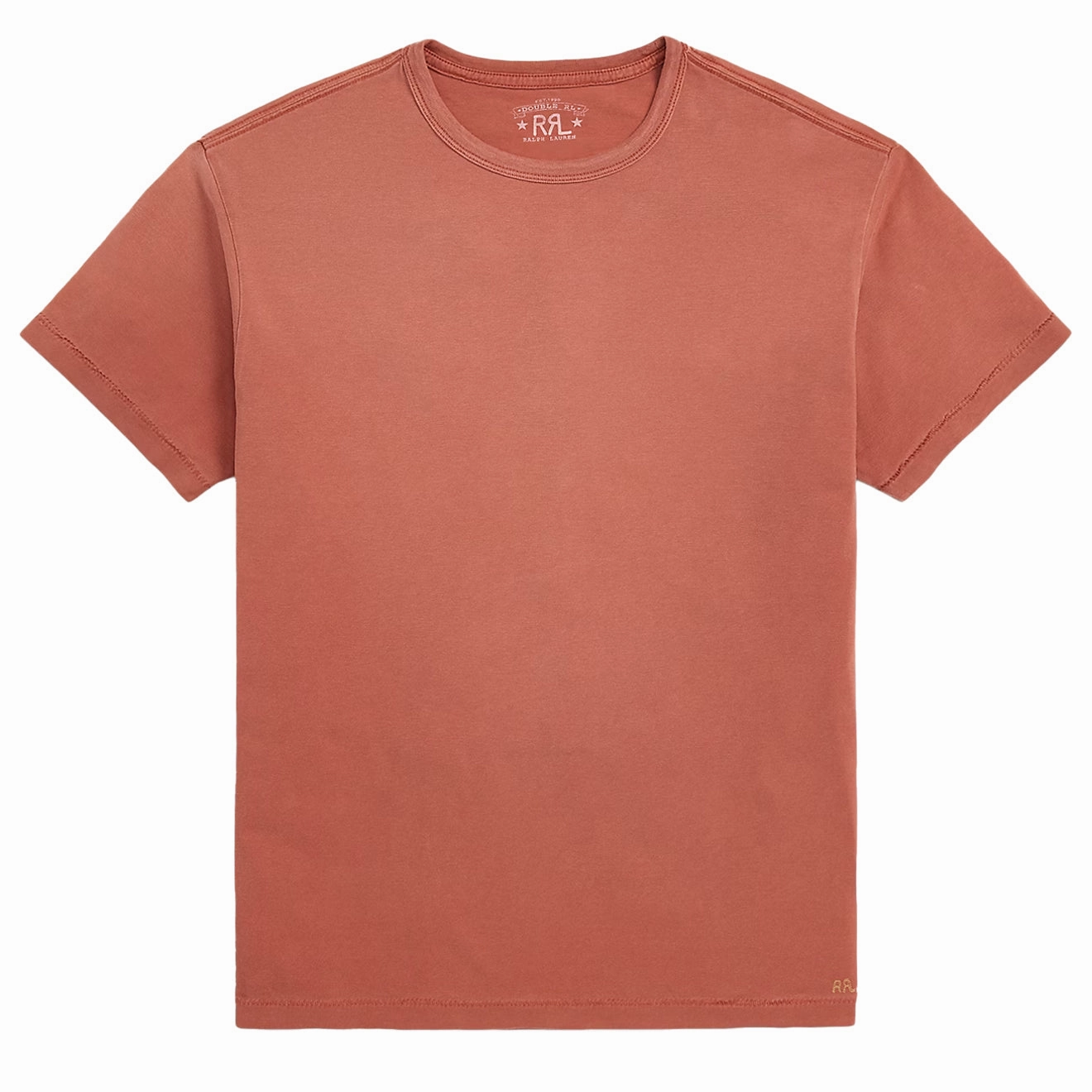 RRL By Ralph Lauren S/S Crewneck Short Sleeve T-Shirt Red henley shirts online