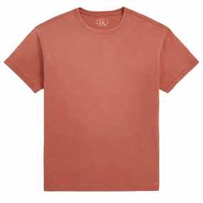 RRL By Ralph Lauren S/S Crewneck Short Sleeve T-Shirt Red henley shirts online