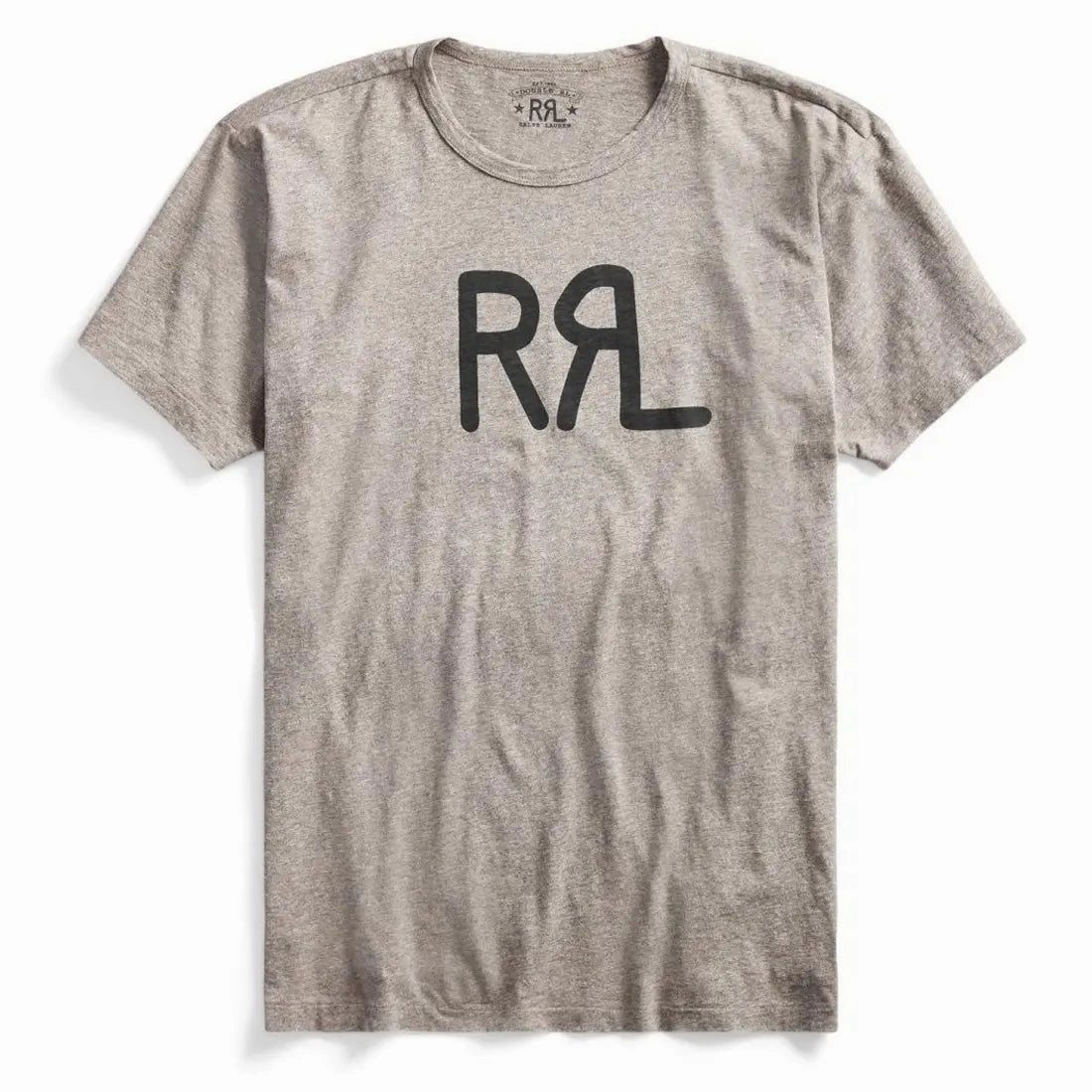 RRL by Ralph Lauren S/S Logo T-Shirt Heather Grey henley shirts online