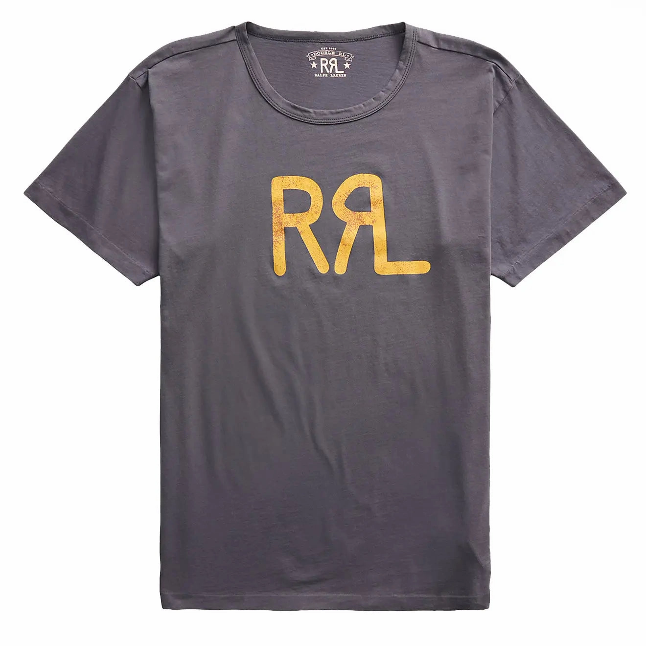 RRL by Ralph Lauren S/S Logo T-Shirt Navy henley shirts online