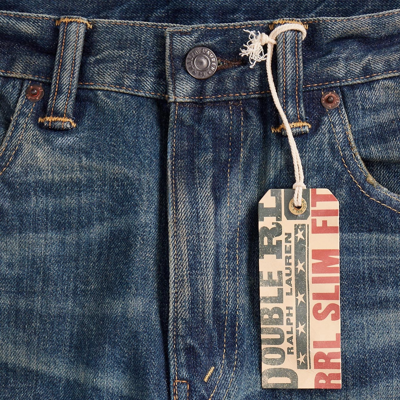 RRL by Ralph Lauren Slim Fit Belgrade Jean Belgrade Wash