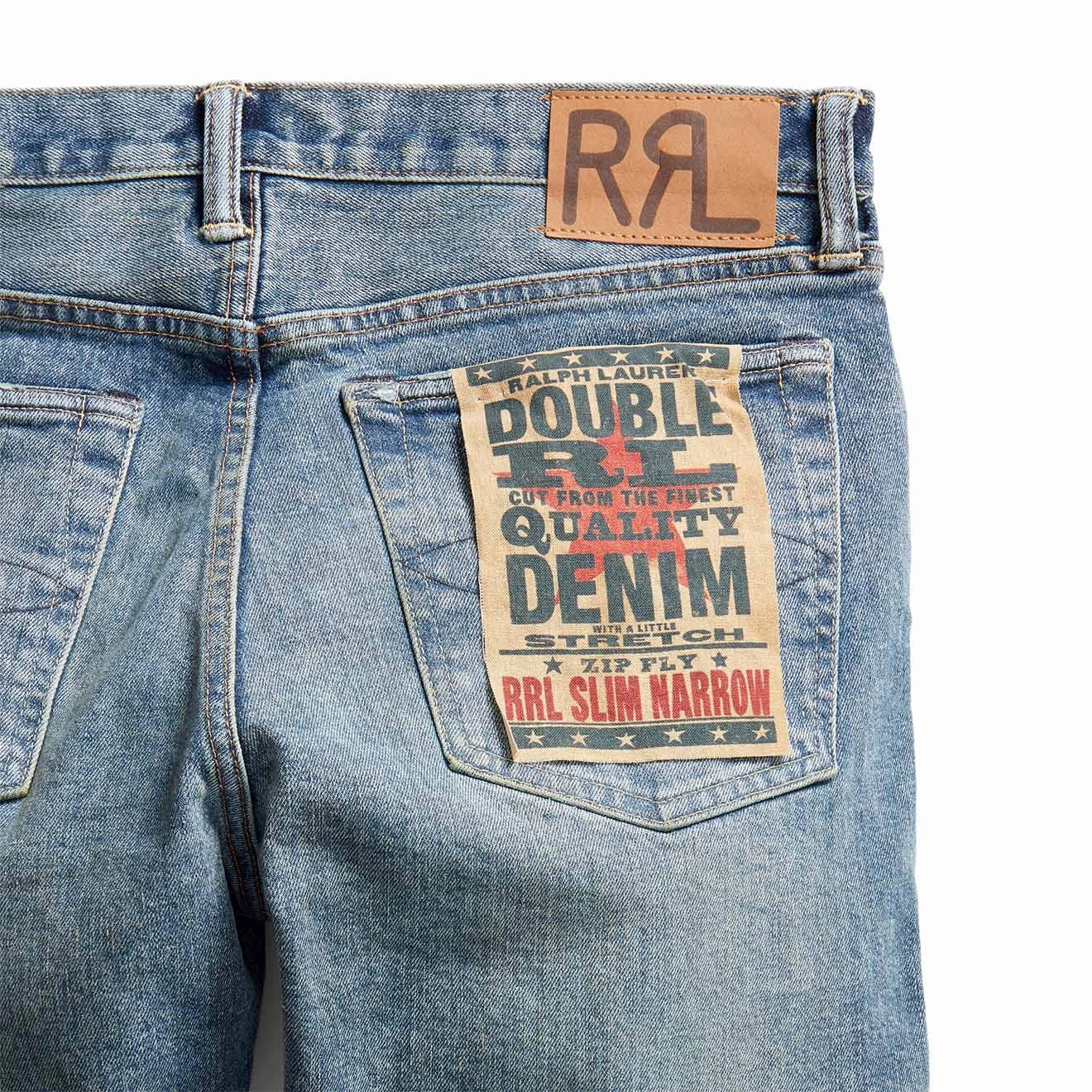 RRL by Ralph Lauren Slim Fit Jeans Eakins Wash