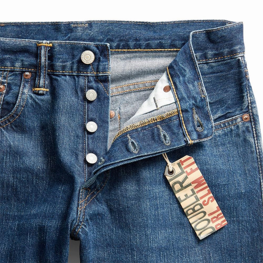 RRL by Ralph Lauren Slim Fit Selvedge Jean Eastridge Wash