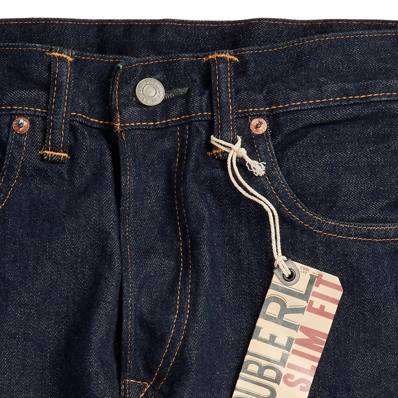 RRL by Ralph Lauren Slim Fit Selvedge Jean Once Washed 3