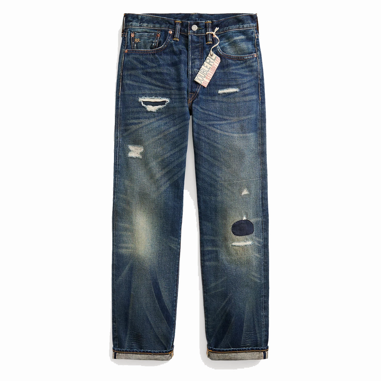 RRL by Ralph Lauren Straight Fit Hawley Selvedge Jean Hawley Wash mens joggers promo code