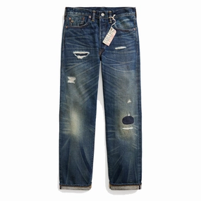 RRL by Ralph Lauren Straight Fit Hawley Selvedge Jean Hawley Wash mens joggers promo code